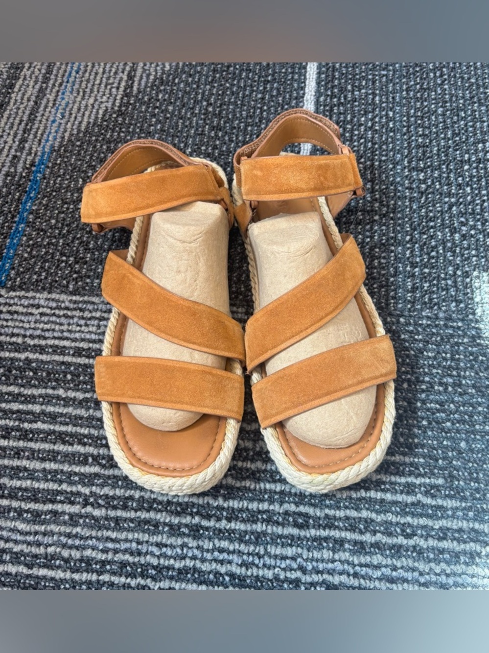 VINCE Elian Suede Espadrille Sandals size 9